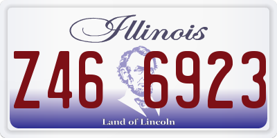 IL license plate Z466923