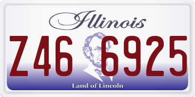 IL license plate Z466925