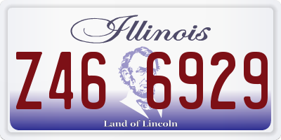 IL license plate Z466929