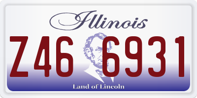 IL license plate Z466931