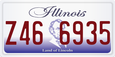 IL license plate Z466935