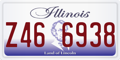IL license plate Z466938