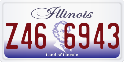 IL license plate Z466943