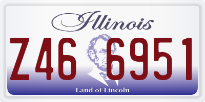 IL license plate Z466951