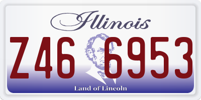 IL license plate Z466953