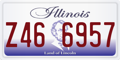 IL license plate Z466957
