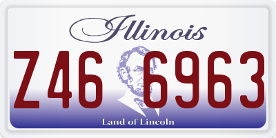 IL license plate Z466963
