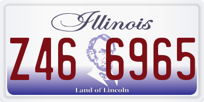 IL license plate Z466965