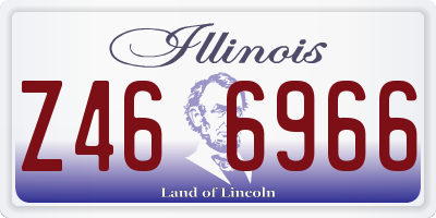 IL license plate Z466966