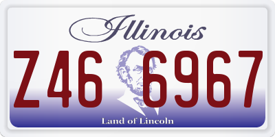 IL license plate Z466967