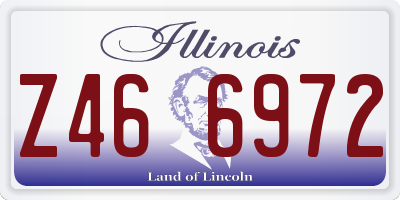 IL license plate Z466972