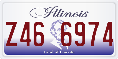 IL license plate Z466974