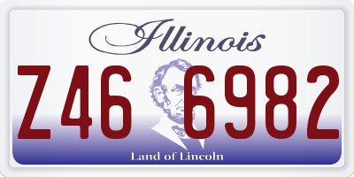 IL license plate Z466982