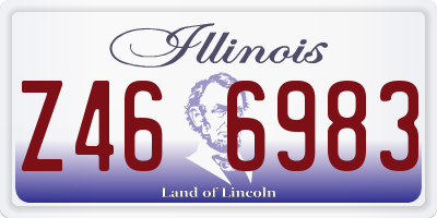 IL license plate Z466983