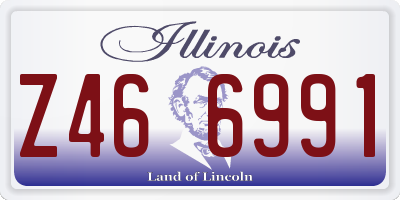 IL license plate Z466991