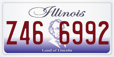 IL license plate Z466992