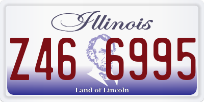 IL license plate Z466995