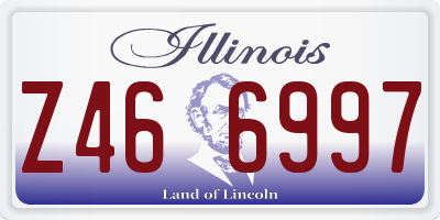 IL license plate Z466997