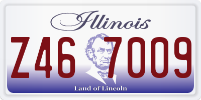 IL license plate Z467009