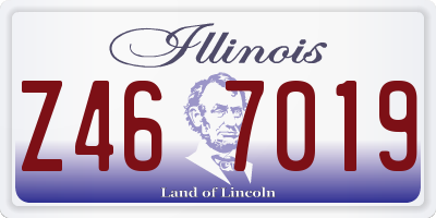 IL license plate Z467019