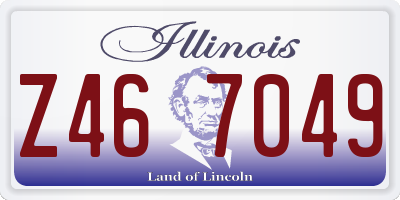 IL license plate Z467049