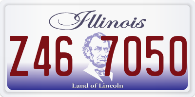 IL license plate Z467050