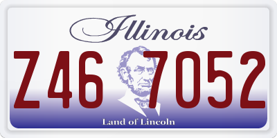 IL license plate Z467052