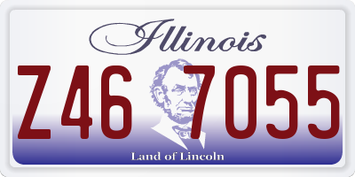 IL license plate Z467055