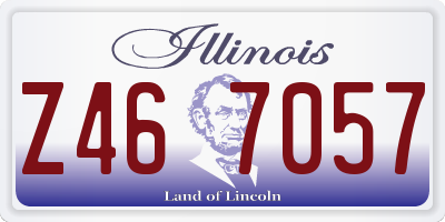 IL license plate Z467057