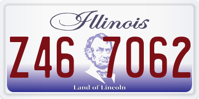 IL license plate Z467062