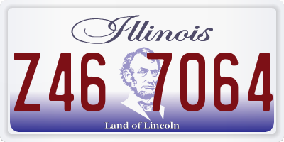 IL license plate Z467064