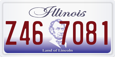 IL license plate Z467081
