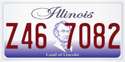 IL license plate Z467082