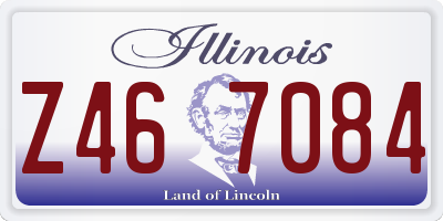 IL license plate Z467084