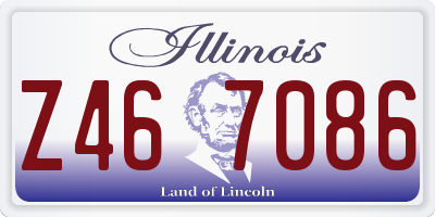 IL license plate Z467086
