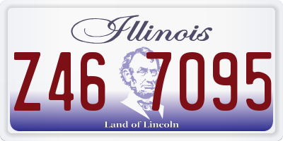 IL license plate Z467095