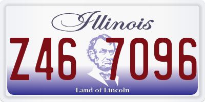 IL license plate Z467096