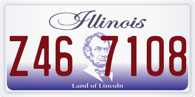 IL license plate Z467108