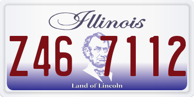 IL license plate Z467112