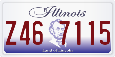 IL license plate Z467115