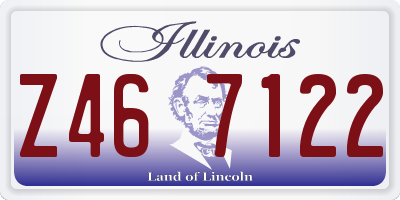 IL license plate Z467122