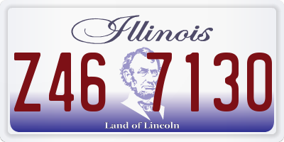 IL license plate Z467130