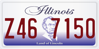 IL license plate Z467150