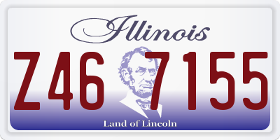 IL license plate Z467155