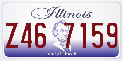 IL license plate Z467159