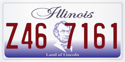 IL license plate Z467161