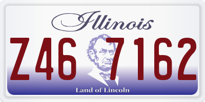 IL license plate Z467162