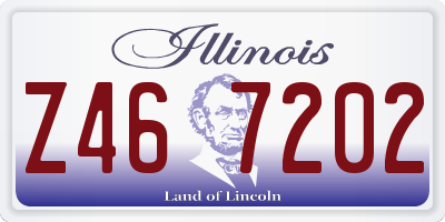 IL license plate Z467202