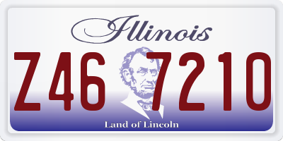 IL license plate Z467210