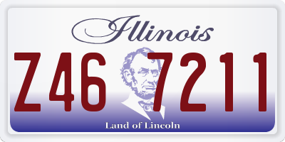IL license plate Z467211